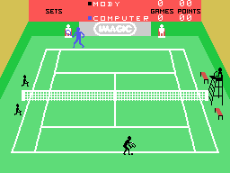 Tournament Tennis screenshot 5 for Colecovision
